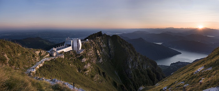 lugano e il Monte Generoso in giornata da Milano