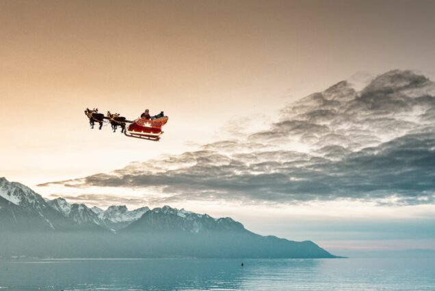 Mercatini di Natale a Montreux con Babbo Natale