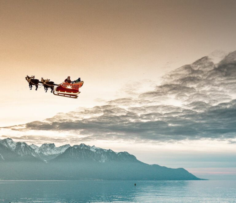 Mercatini di Natale a Montreux con Babbo Natale