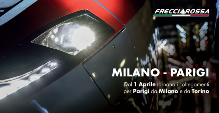 frecciarossa da MIlano a Parigi